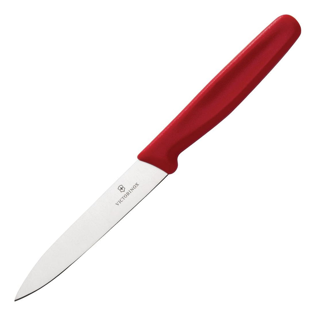 Victorinox Paring Knife Red 10cm by Victorinox - Lordwell Catering Equipment
