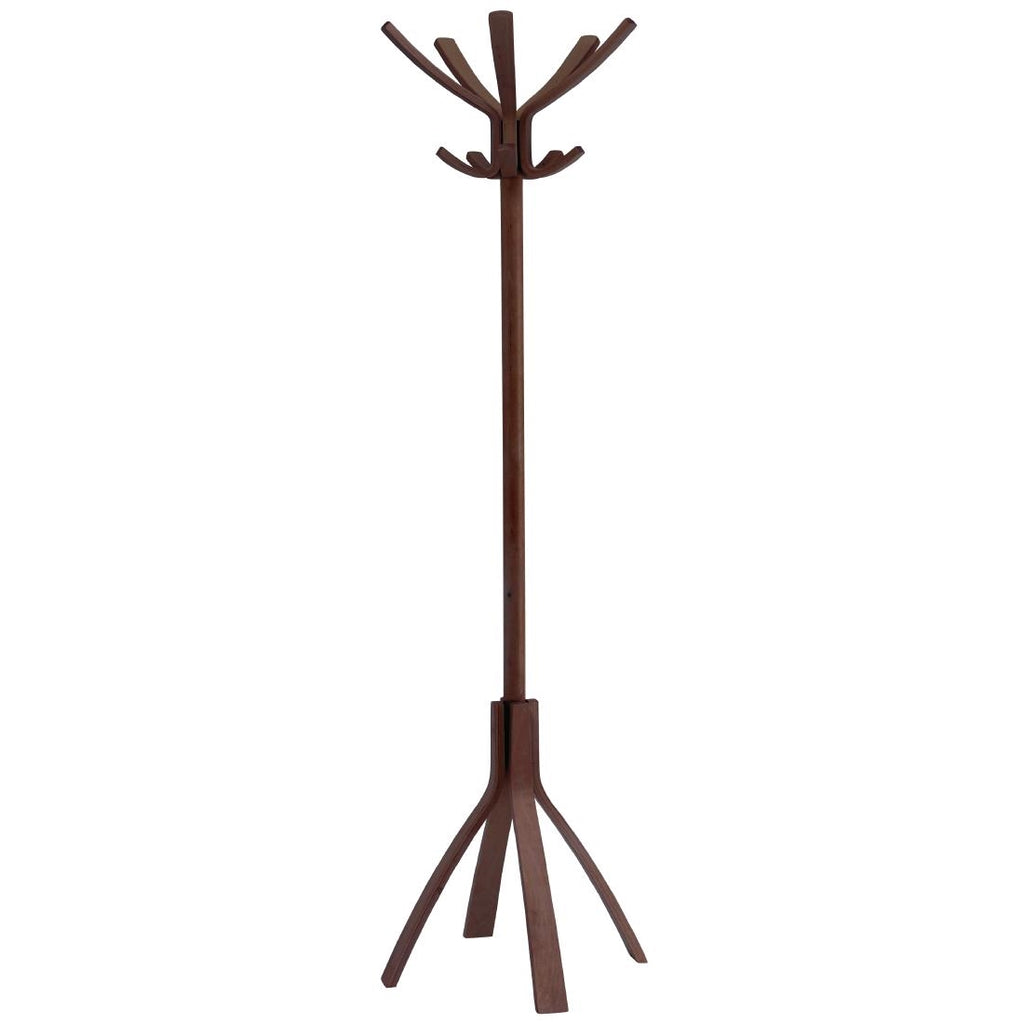 Dark Brown Wooden Coat Stand by Bolero - Lordwell Catering Equipment