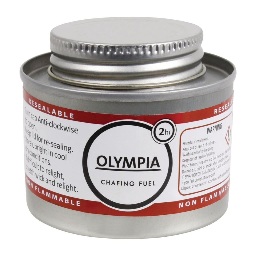 Olympia Liquid Chafing Fuel With Wick 2 Hour (Pack of 12) by Olympia - Lordwell Catering Equipment