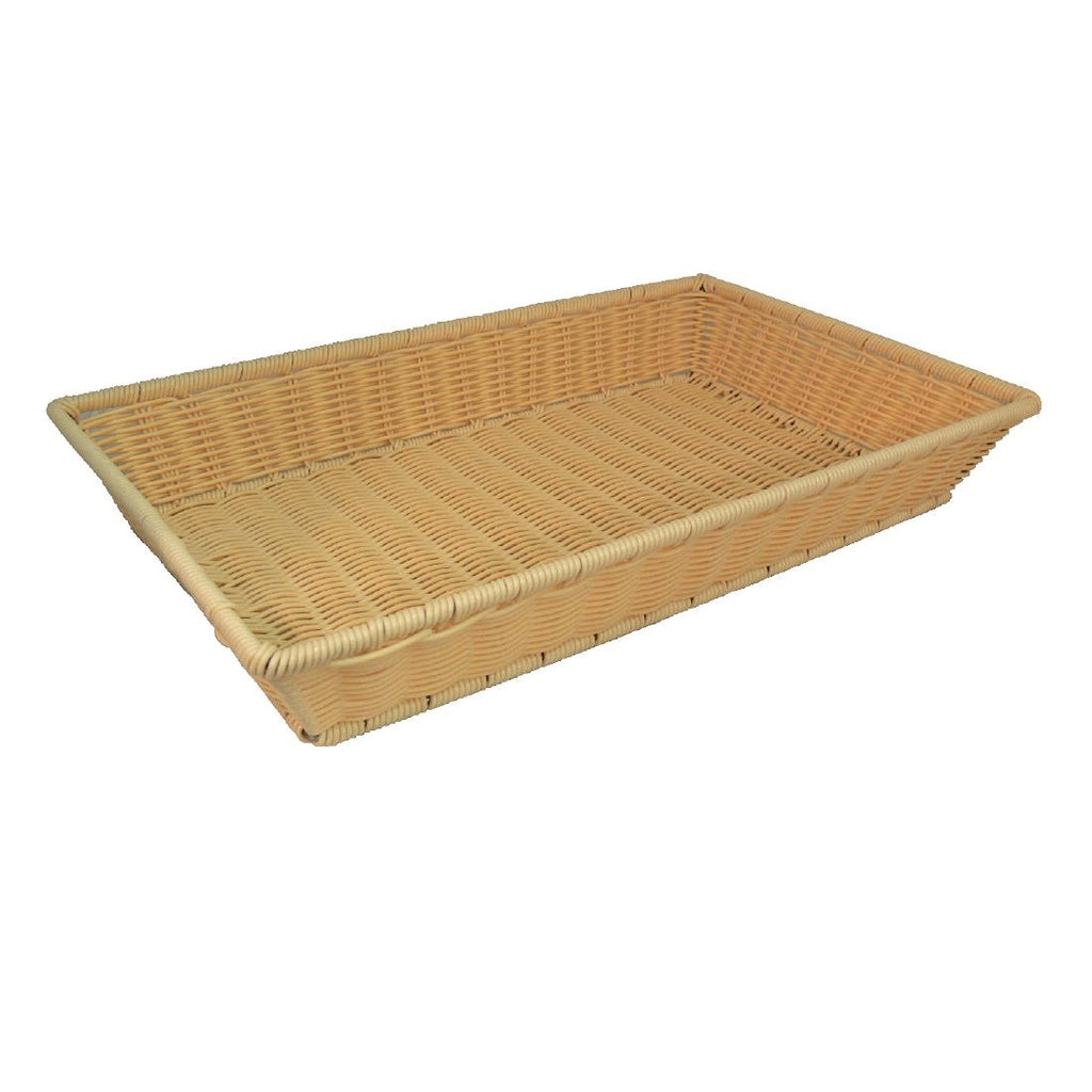 Polypropylene Rattan Basket by APS - Lordwell Catering Equipment