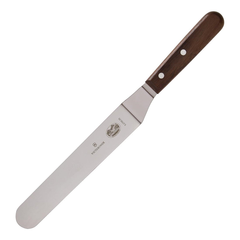 Victorinox Wooden Handled Angled Palette Knife 25.5cm by Victorinox - Lordwell Catering Equipment