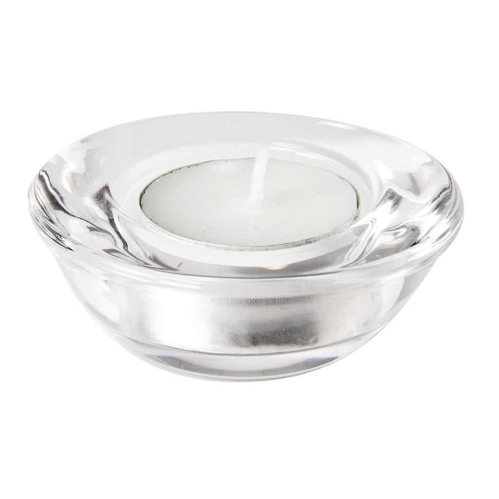 Tealight Holder Saucer (Pack of 6) by Olympia - Lordwell Catering Equipment