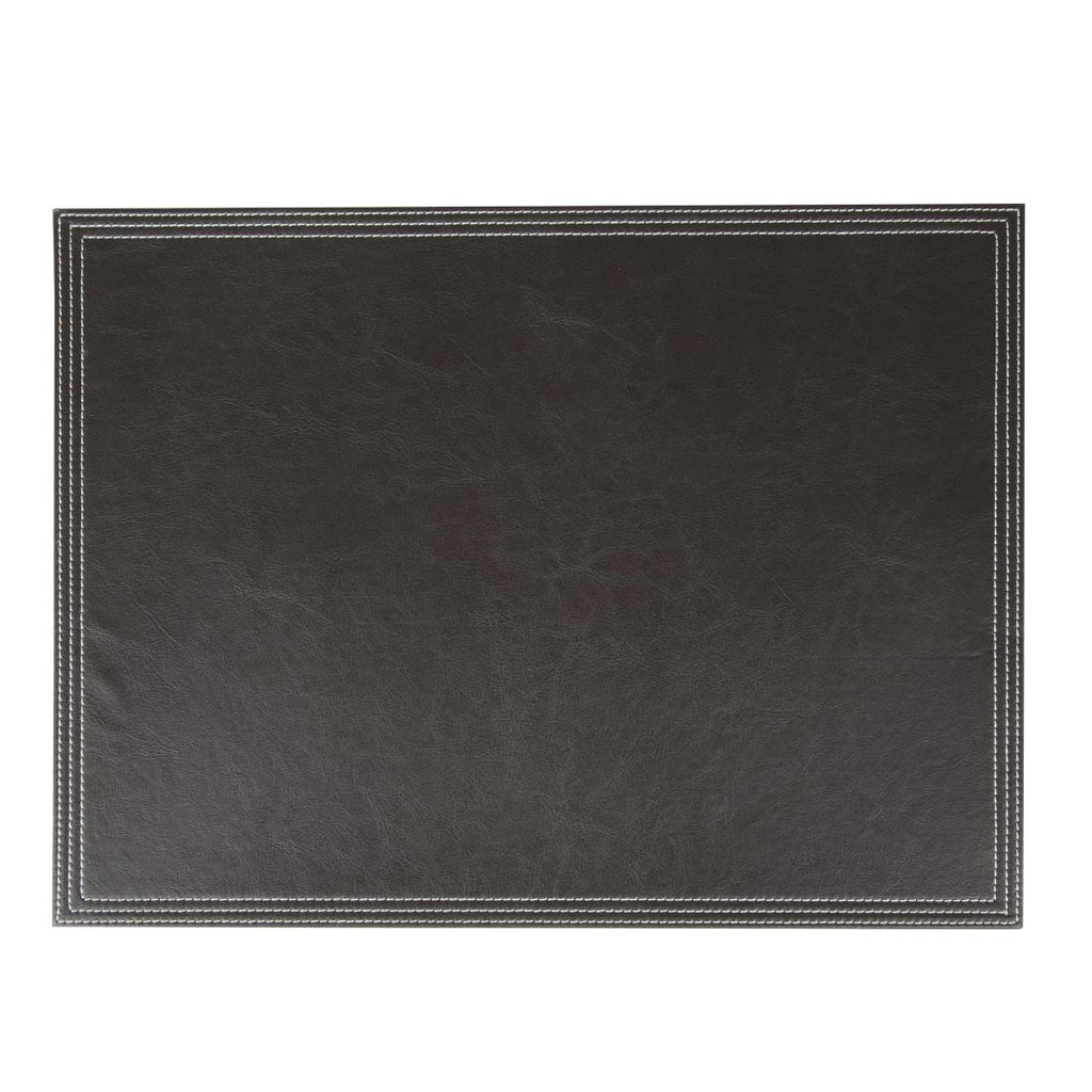 Faux Leather Large Placemat by Olympia - Lordwell Catering Equipment