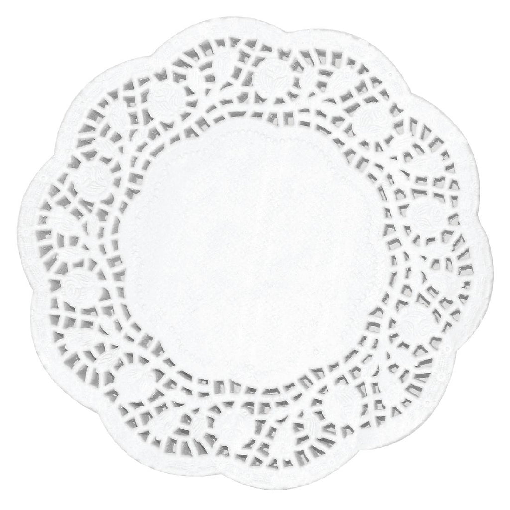 Olympia Round Paper Doilies 165mm (Pack of 250) by Olympia - Lordwell Catering Equipment