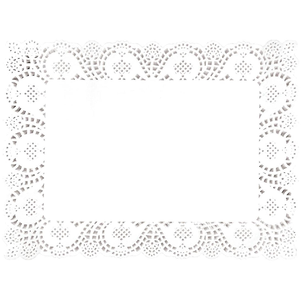 Olympia Rectangular Paper Doilies 400mm (Pack of 250) by Olympia - Lordwell Catering Equipment