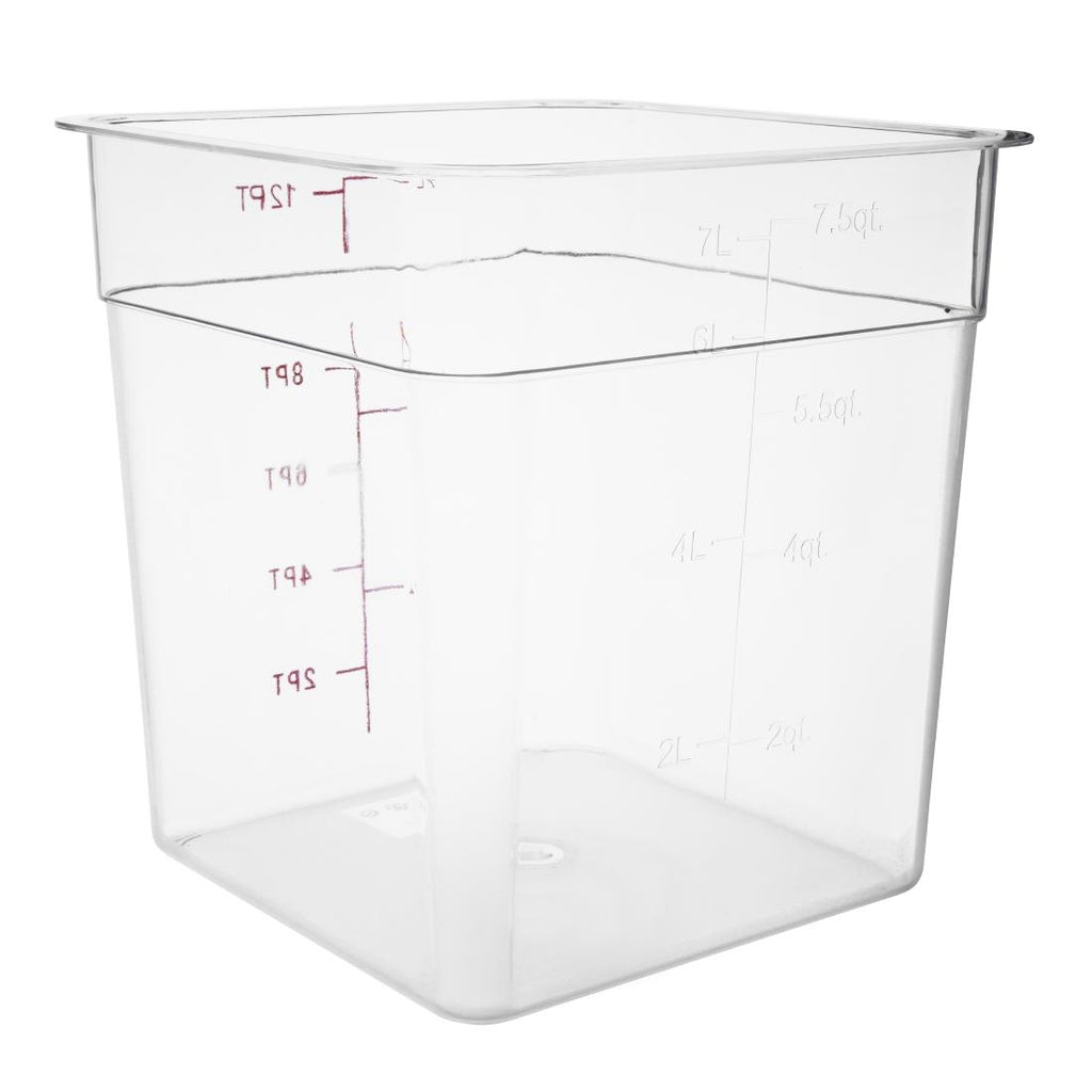 Hygiplas Polycarbonate Square Storage Container 7Ltr by Hygiplas - Lordwell Catering Equipment