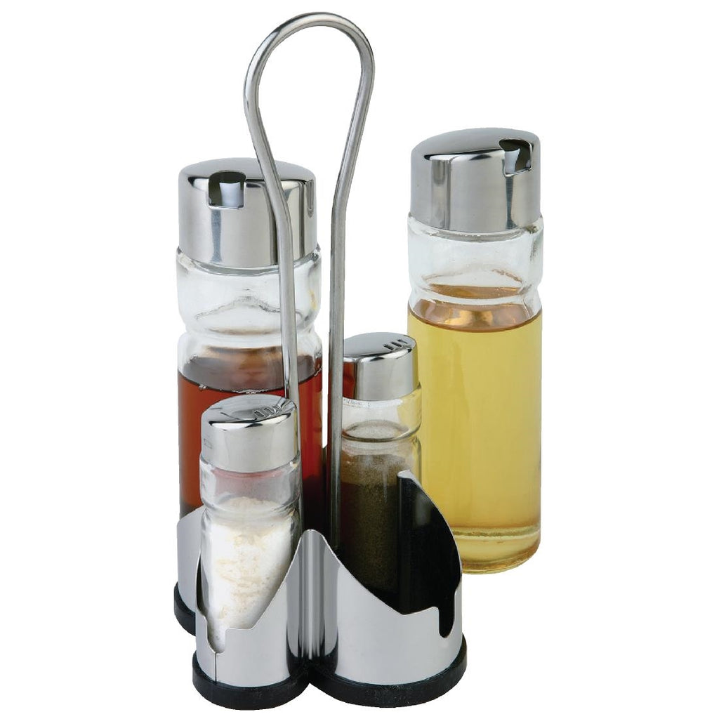 APS Complete Cruet Set and Stand by APS - Lordwell Catering Equipment