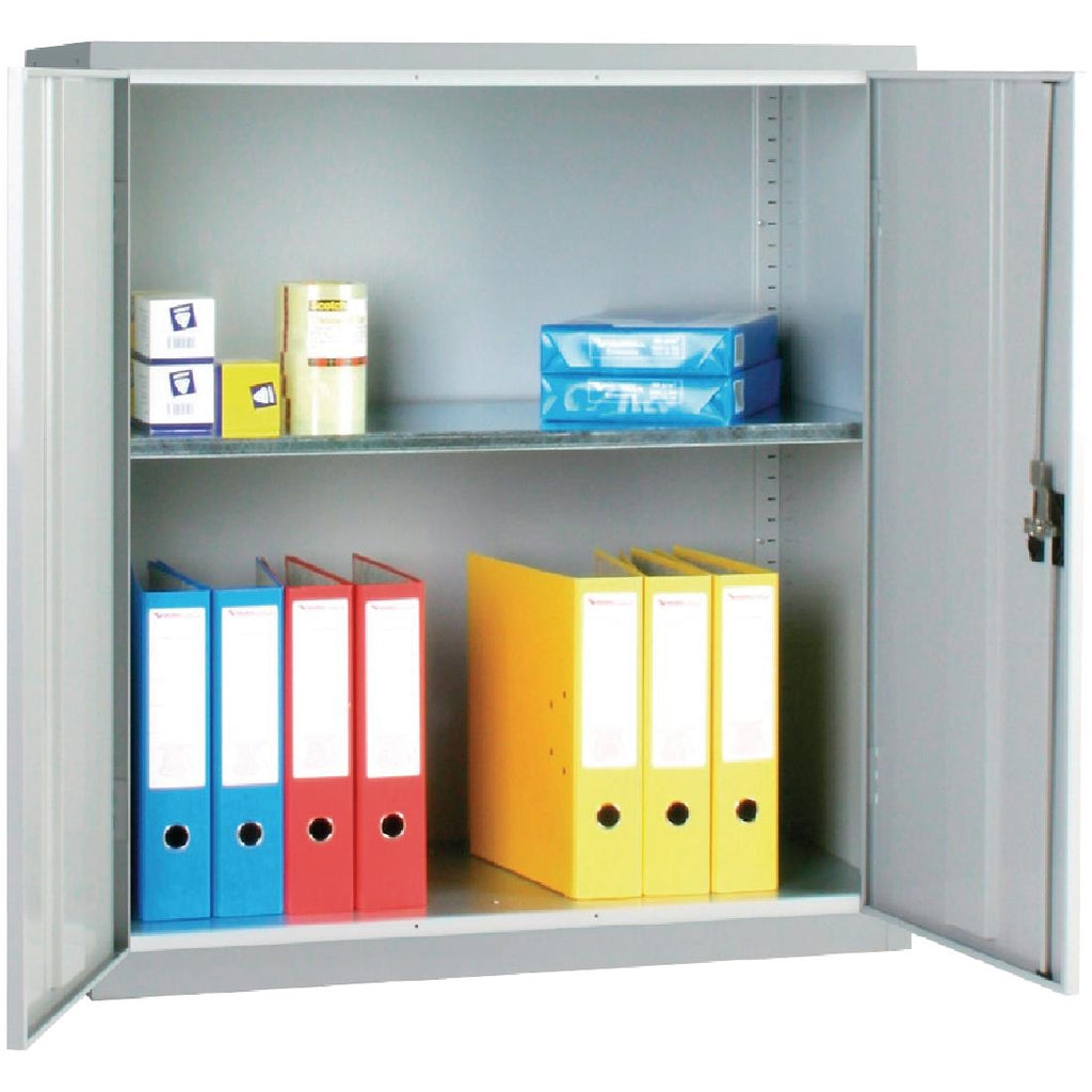 Standard Cupboard Grey 1 Shelf by Elite Lockers - Lordwell Catering Equipment