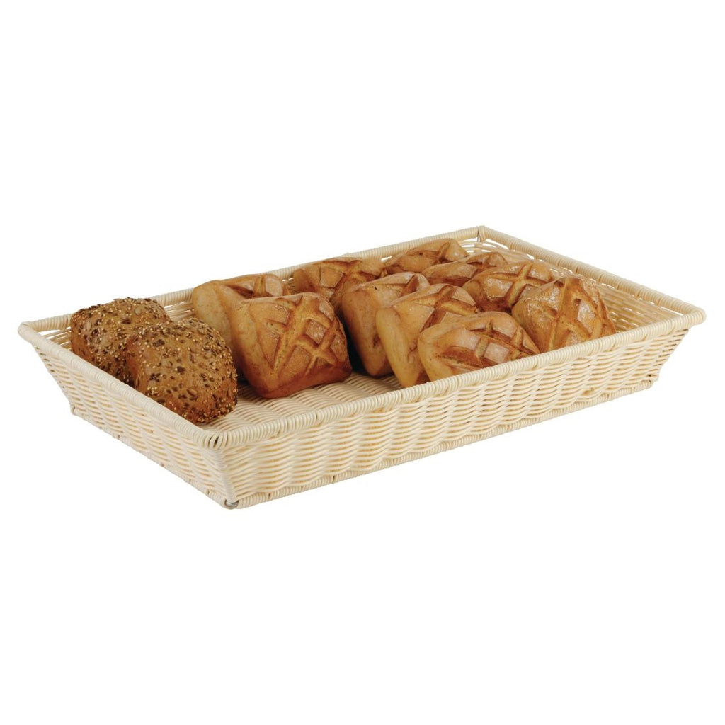 APS Polypropylene Rattan Display Basket 300 x 220mm by APS - Lordwell Catering Equipment
