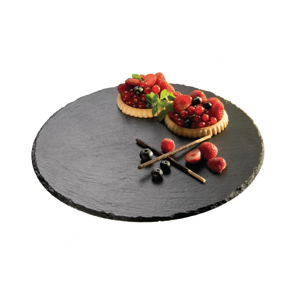 APS Revolving Platter Slate 320mm by APS - Lordwell Catering Equipment