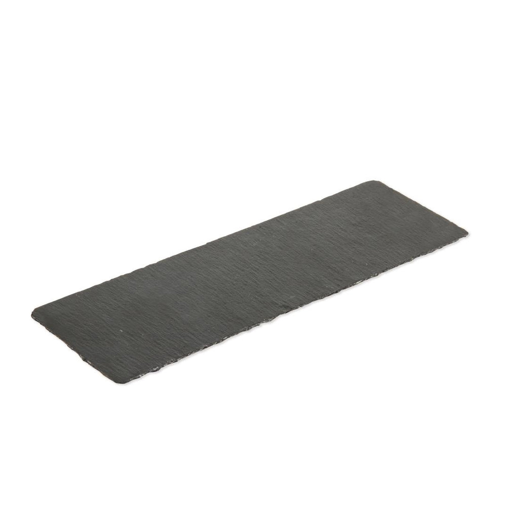 Olympia Natural Slate Rectangular Display Trays 300mm (Pack of 4) by Olympia - Lordwell Catering Equipment