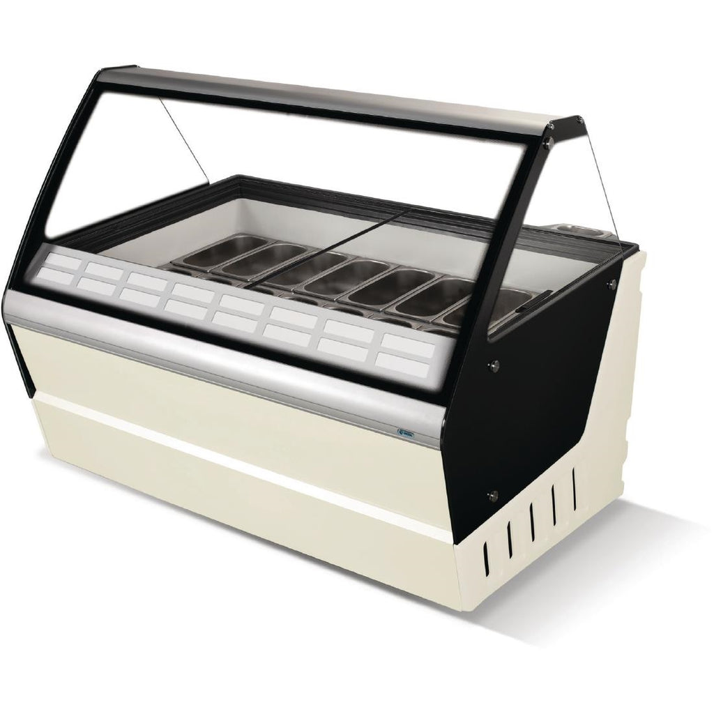 Crystal Optimus 16 Pan Ice Cream Display Counter by Crystal - Lordwell Catering Equipment