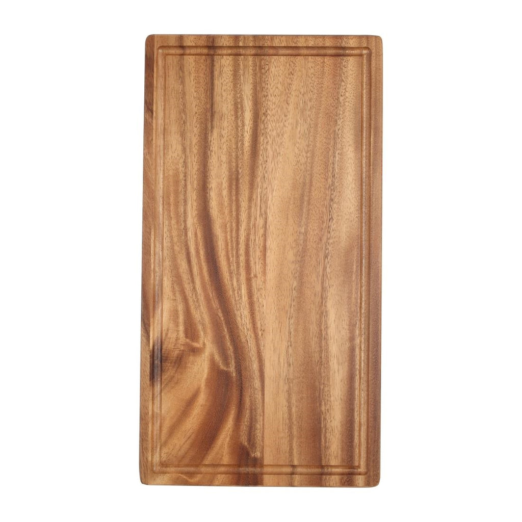 T&G Acacia Wood Cheese Board with Chalk Strip 300mm by T&G Woodware - Lordwell Catering Equipment