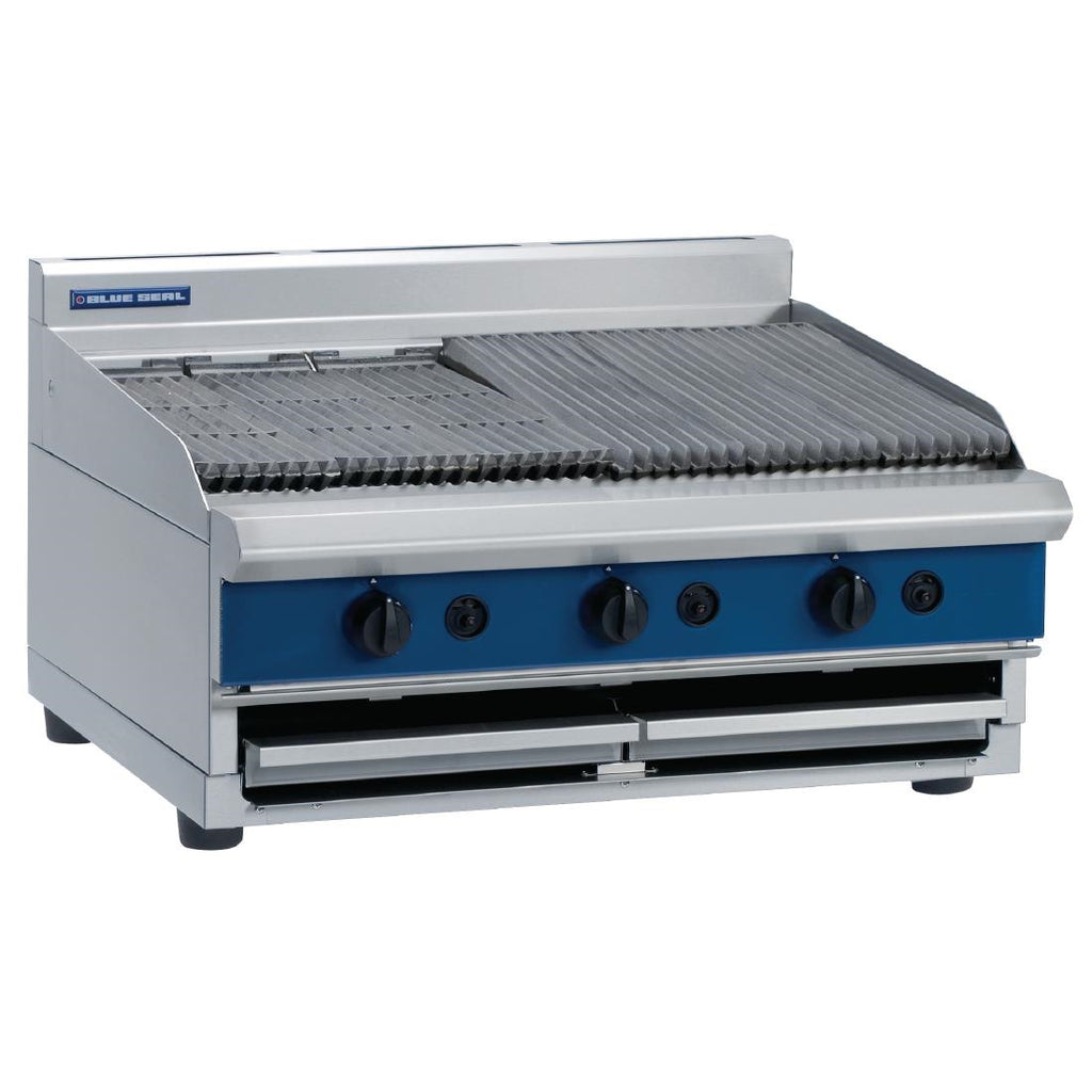 Blue Seal Countertop Chargrill Natural Gas G596 B by Blue Seal - Lordwell Catering Equipment