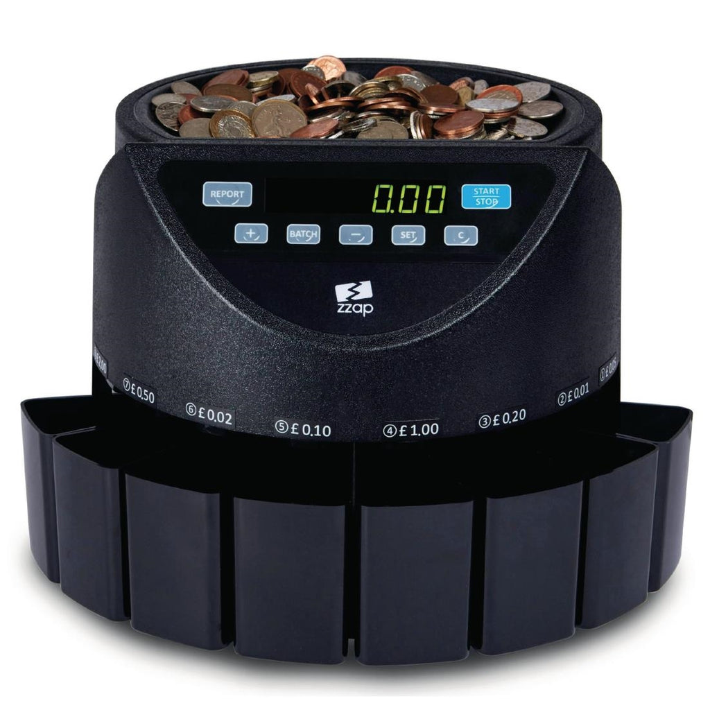 ZZap CS20 Coin Counter & Sorter 220 coins/min by Zzap - Lordwell Catering Equipment