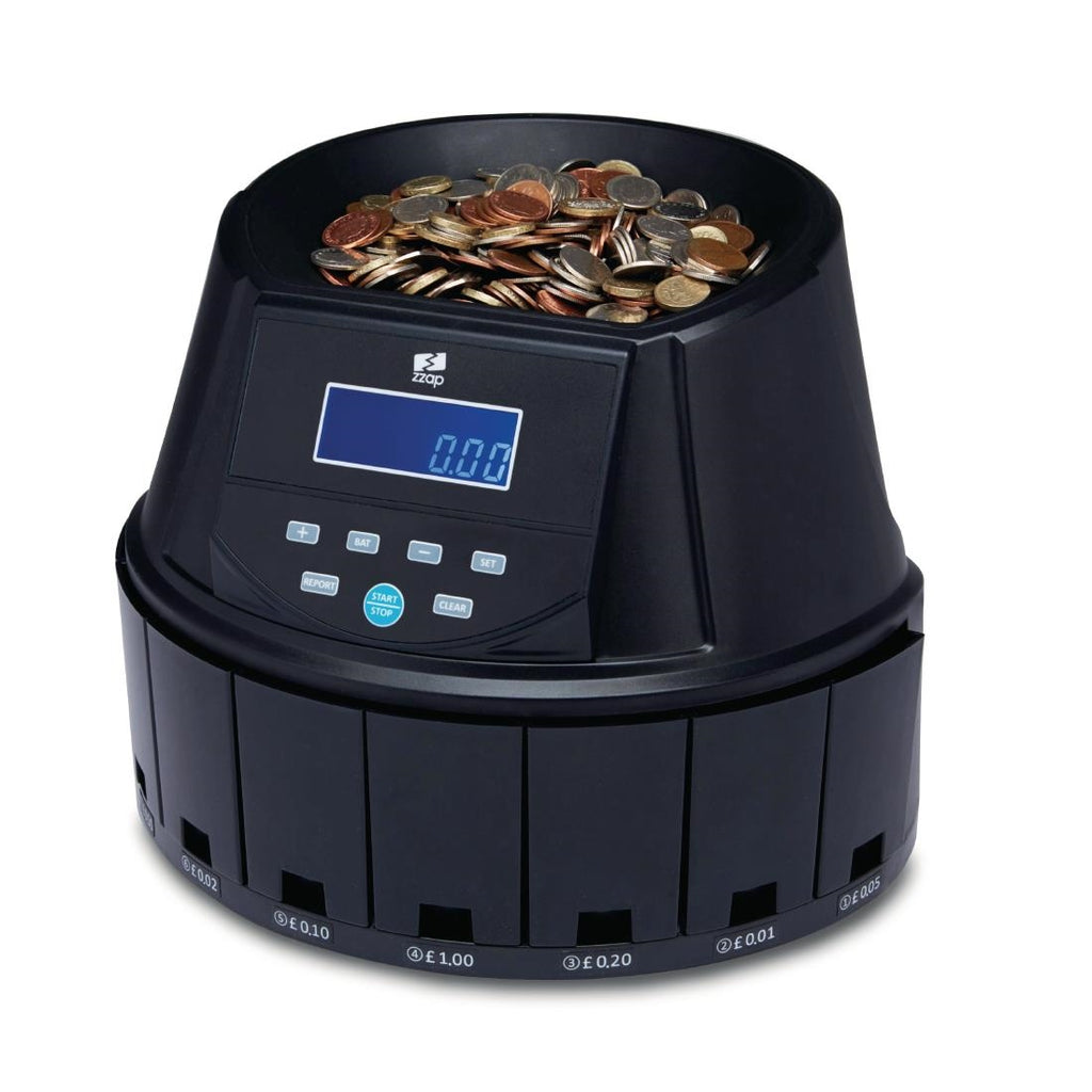 ZZap CS30 Coin Counter & Sorter 300 coins/min by Zzap - Lordwell Catering Equipment