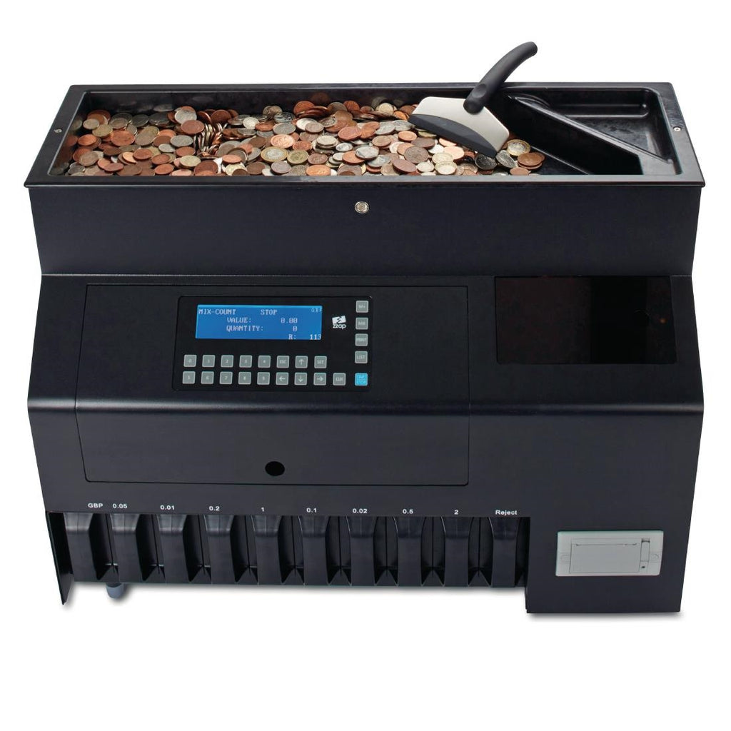 ZZap CS80 GBP Coin Counter & Sorter 600 coins/min GBP by Zzap - Lordwell Catering Equipment