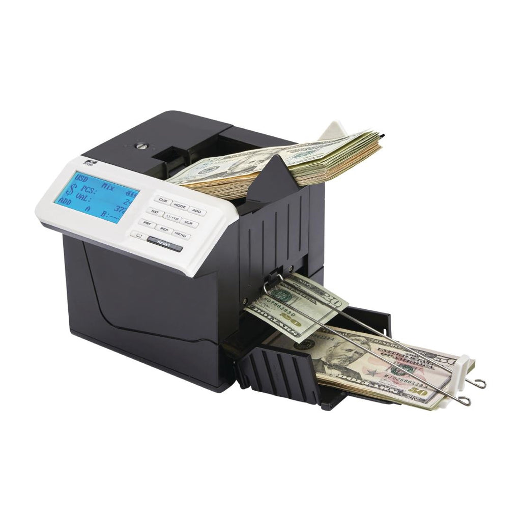 ZZap D50i Banknote Counter 250notes/min - 8 currencies by Zzap - Lordwell Catering Equipment