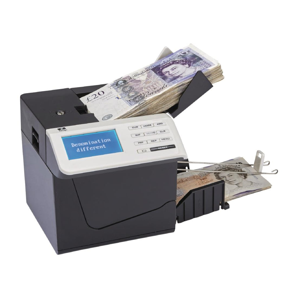 ZZap D50i Banknote Counter 250notes/min - 8 currencies by Zzap - Lordwell Catering Equipment