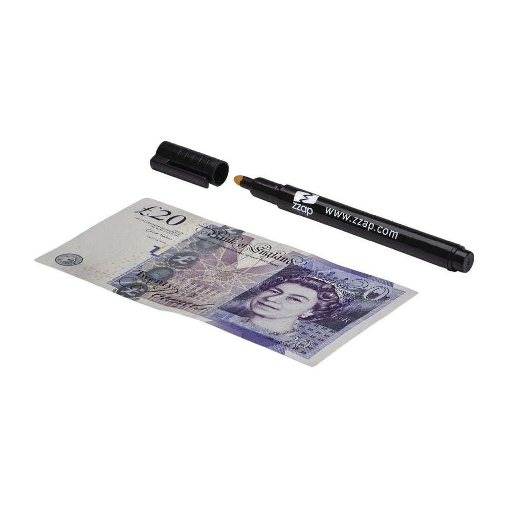 ZZap Counterfeit Bank Note Detector Pens D1 (Pack of 10) by Zzap - Lordwell Catering Equipment