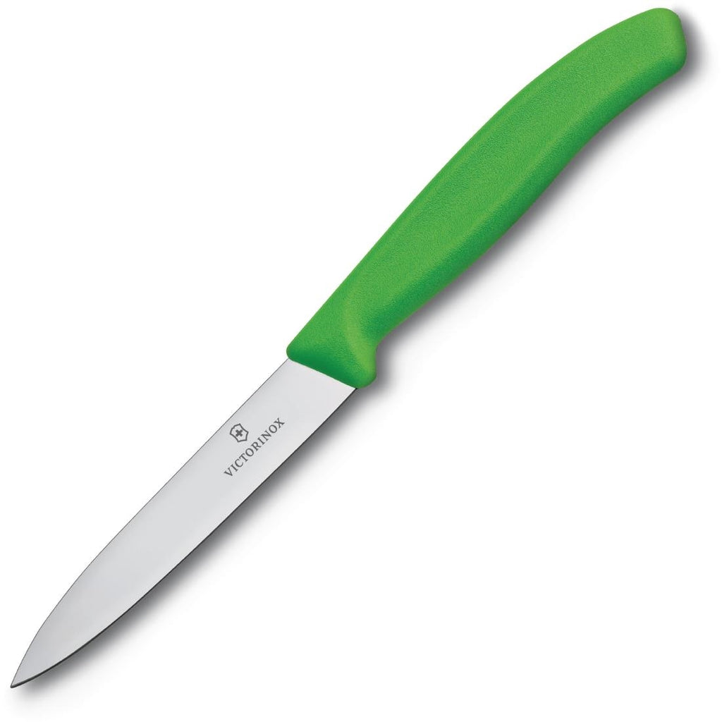 Victorinox Paring Knife Green 10cm by Victorinox - Lordwell Catering Equipment