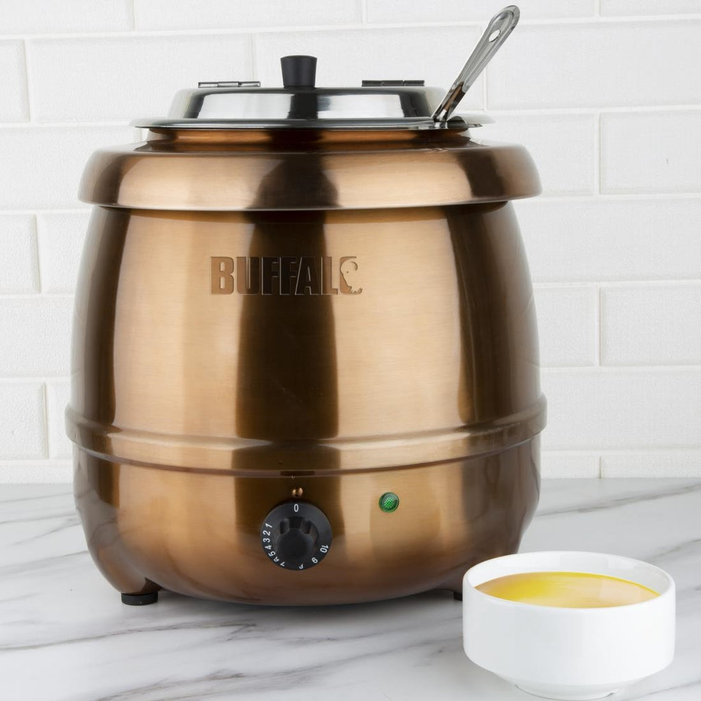 Buffalo Soup Kettle Copper Finish by Buffalo - Lordwell Catering Equipment
