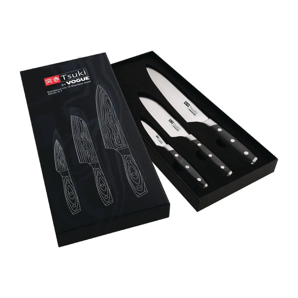 Vogue Tsuki Series 7 Three Piece Gift Set by Vogue - Lordwell Catering Equipment