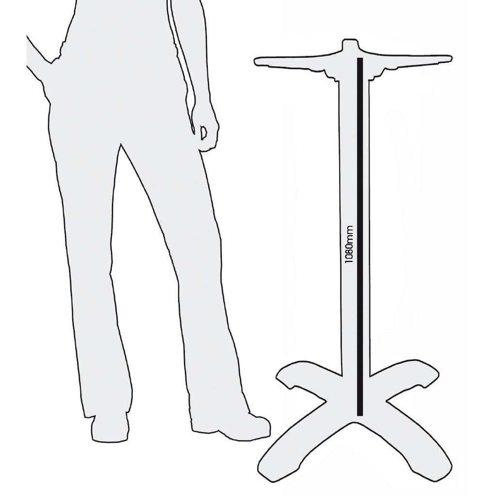 Bolero Cast Iron Poseur Table Leg Base by Bolero - Lordwell Catering Equipment