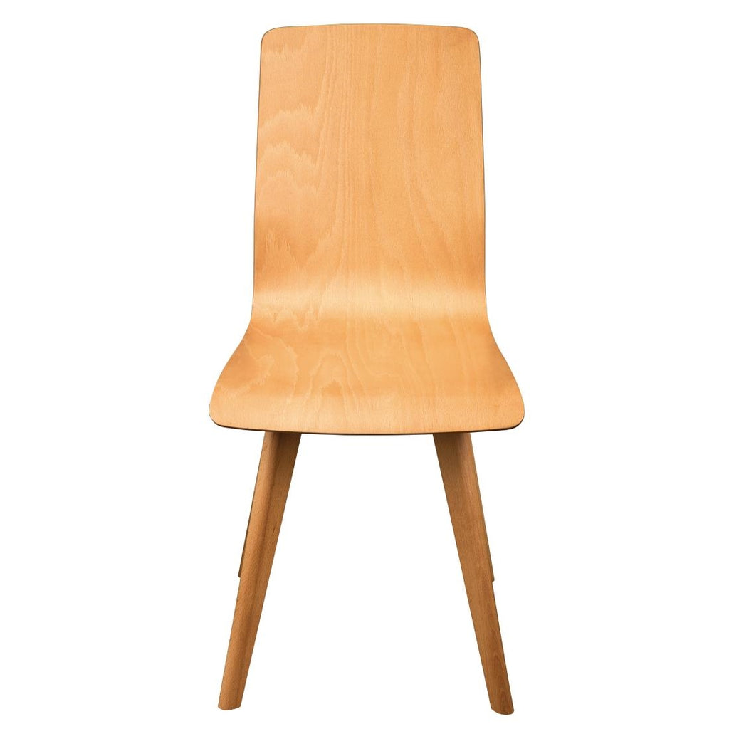 Fameg Wooden Flow Bentwood Beech Side Chairs (Pack of 2) by Fameg - Lordwell Catering Equipment