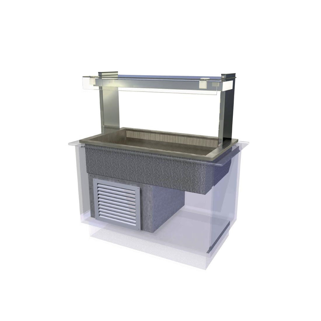 Kubus Drop In Cold Well Self Service 1175mm by Kubus - Lordwell Catering Equipment