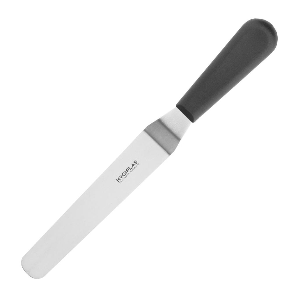Hygiplas Angled Blade Palette Knife Black 19cm by Hygiplas - Lordwell Catering Equipment