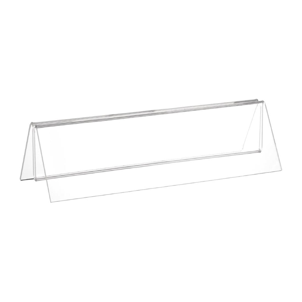 Olympia Wide Base Acrylic Menu Holder by Olympia - Lordwell Catering Equipment