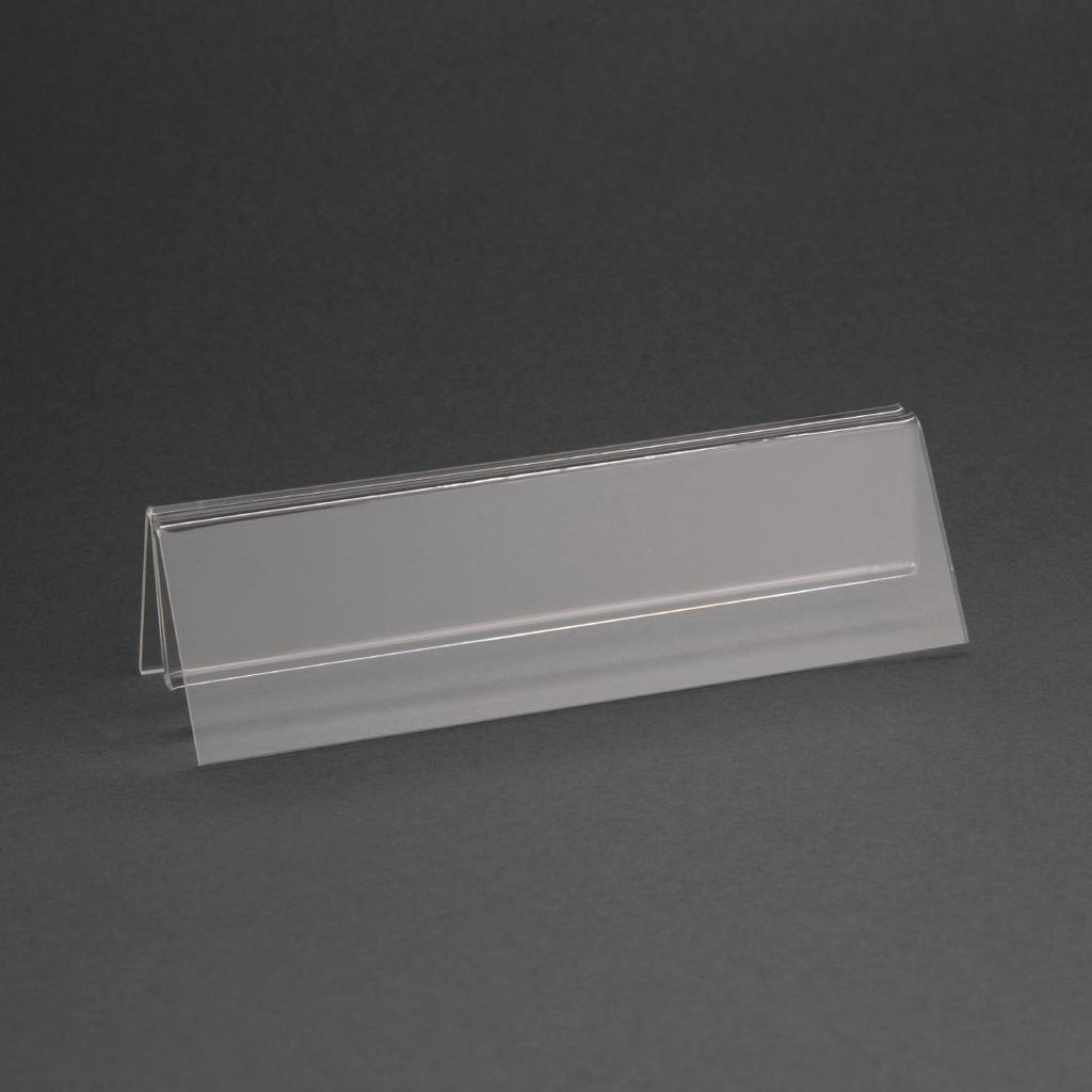 Olympia Wide Base Acrylic Menu Holder by Olympia - Lordwell Catering Equipment