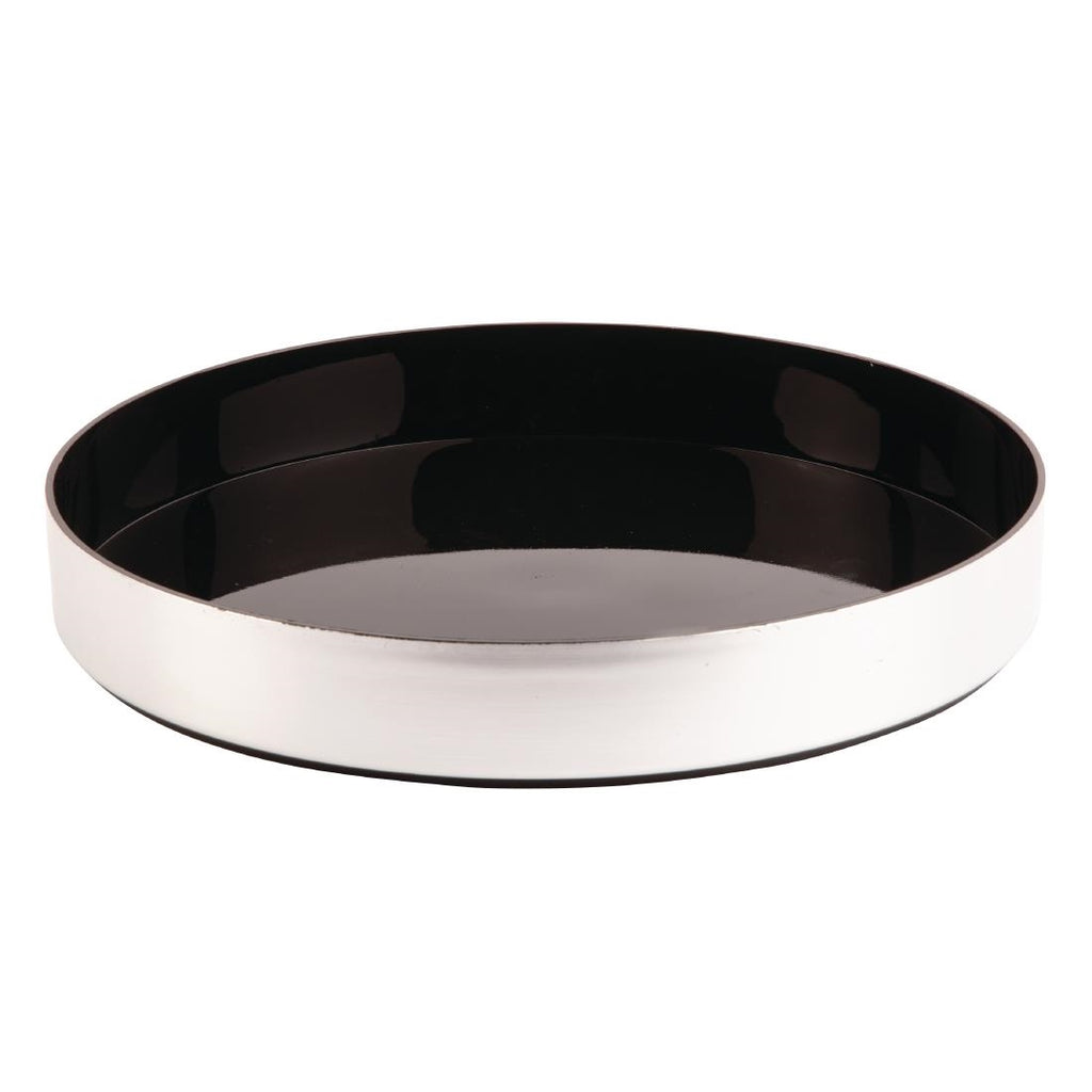 Beaumont Aluminium Round Non-Slip Drinks Tray 330mm by Beaumont - Lordwell Catering Equipment