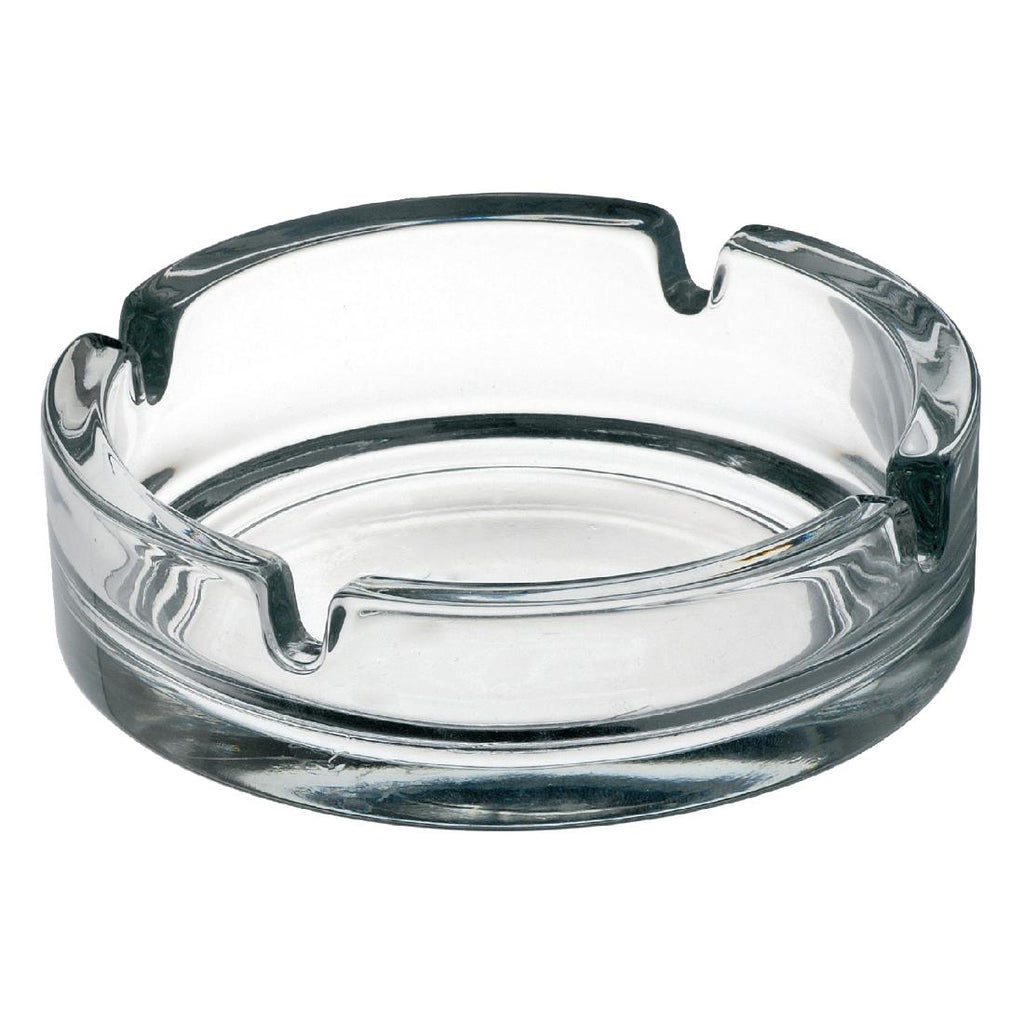 Olympia Small Stackable Glass Ashtrays (Pack of 24) by Olympia - Lordwell Catering Equipment