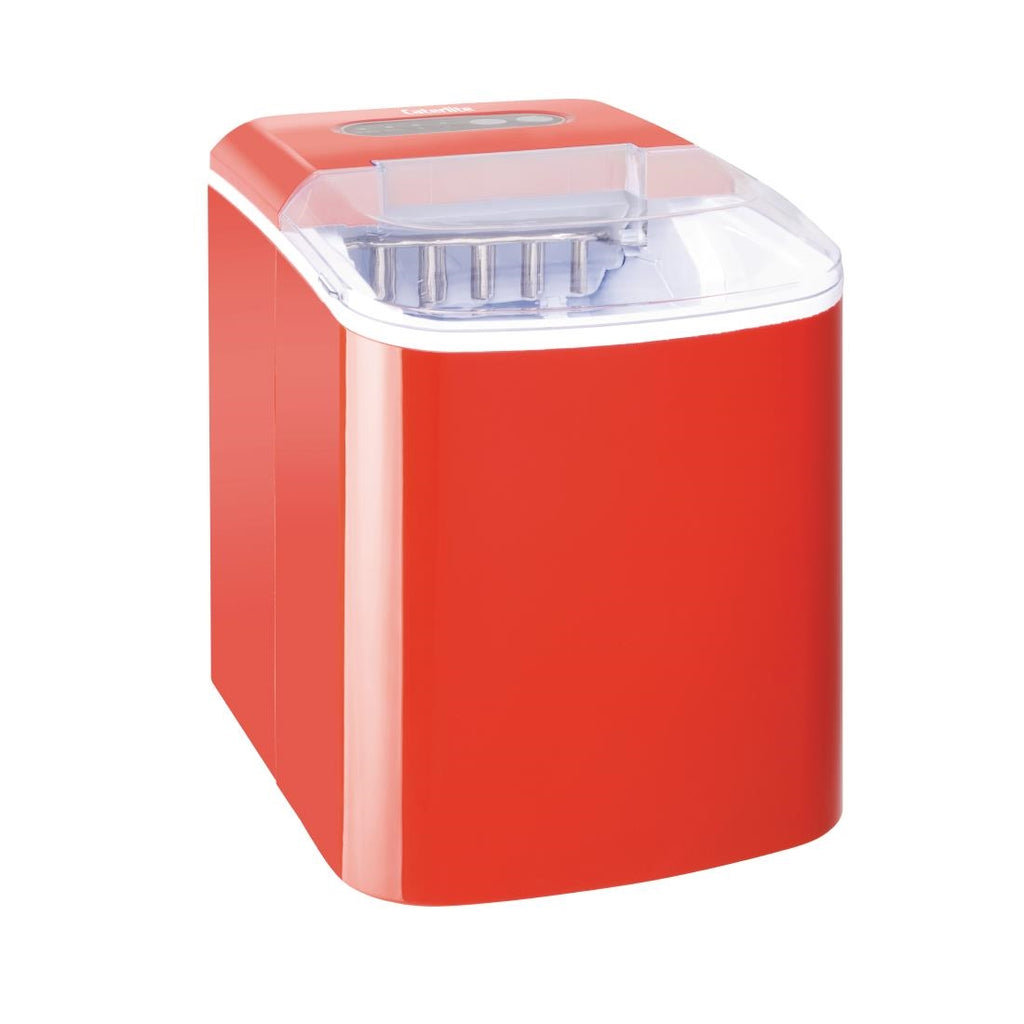 Caterlite Countertop Manual Fill Ice Machine Red by Caterlite - Lordwell Catering Equipment