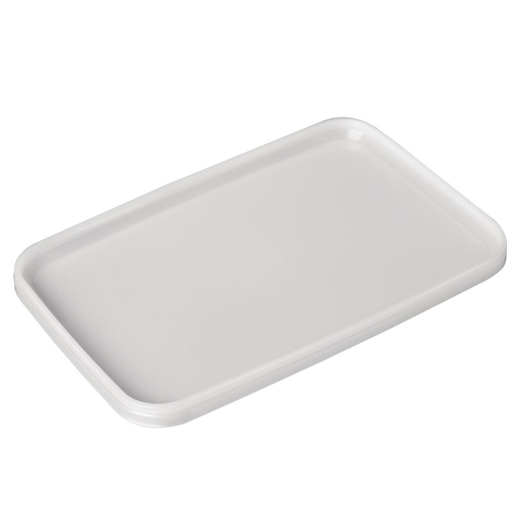 Ice Cream Container Lids 1.2Ltr (Pack of 88) by Non Branded - Lordwell Catering Equipment