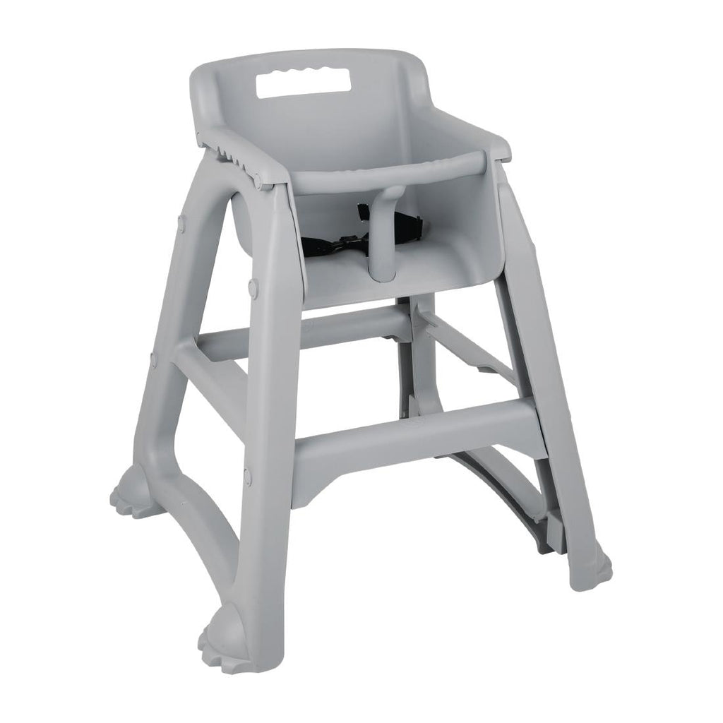 DA693 - Bolero PP High Chair Grey by Bolero - Lordwell Catering Equipment