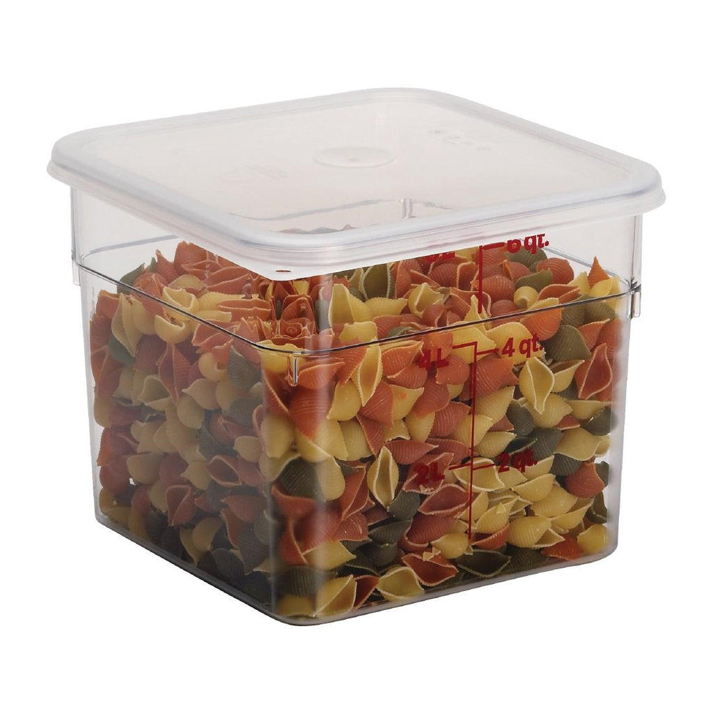 Cambro Square Polycarbonate Food Storage Container 5.7 Ltr by Cambro - Lordwell Catering Equipment