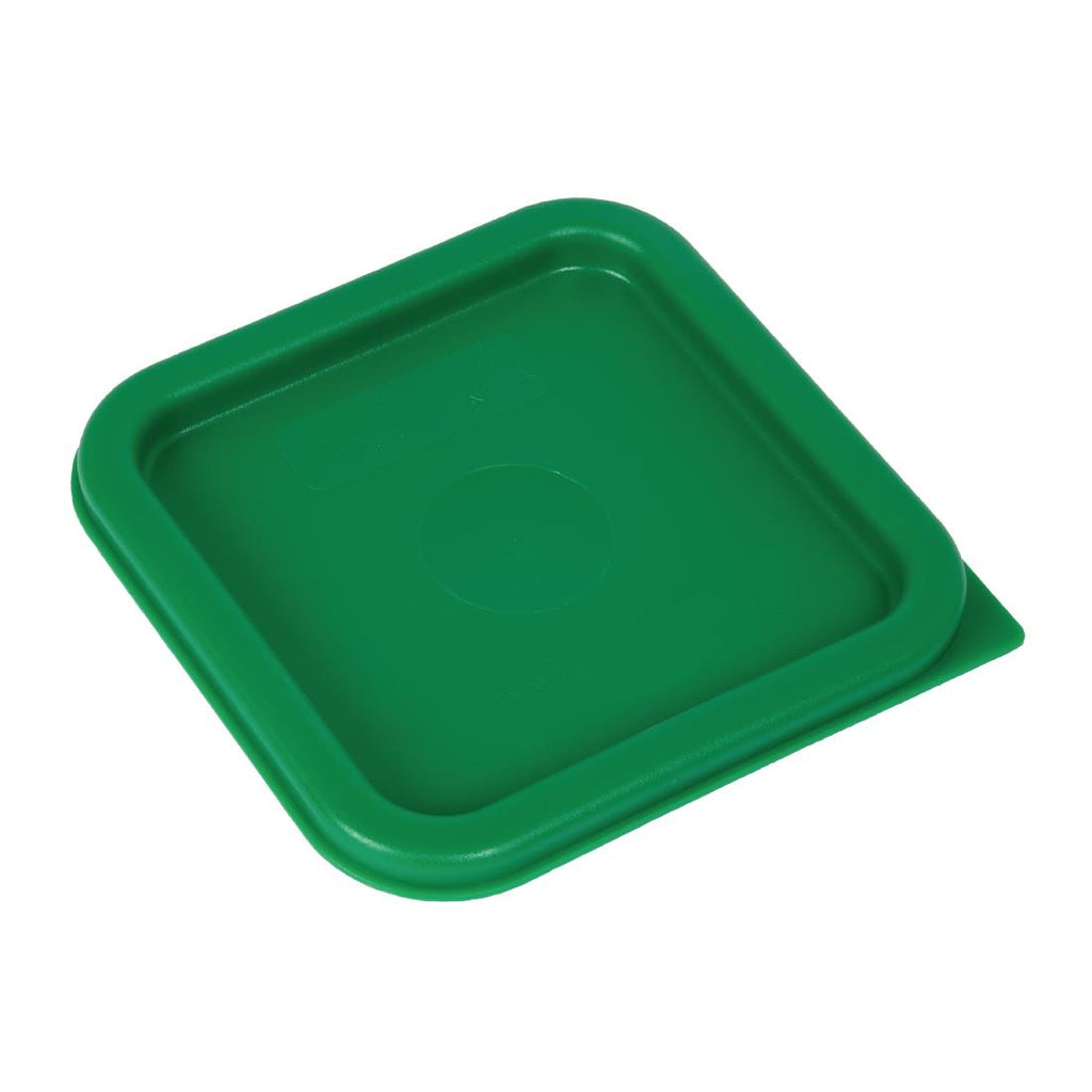 Cambro Camsquare Food Storage Container Lid Green by Cambro - Lordwell Catering Equipment