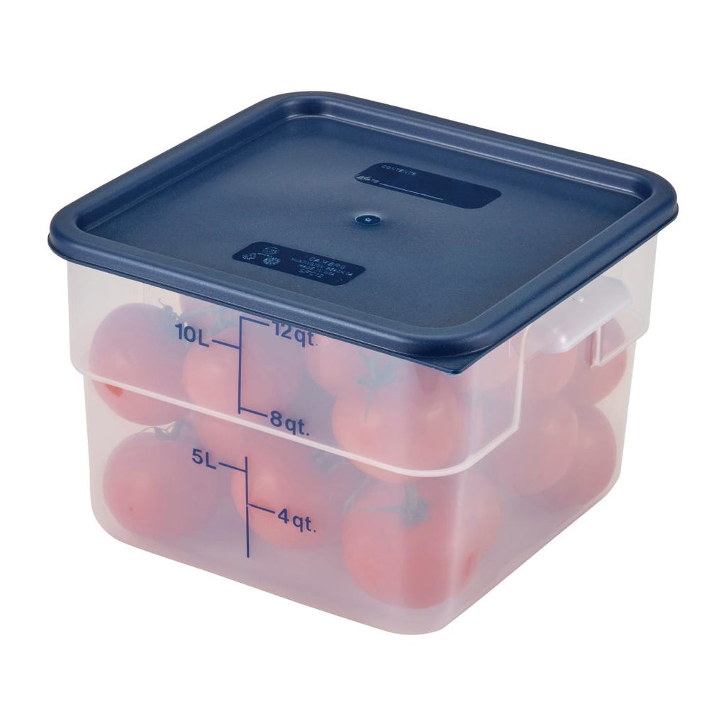 Cambro Camsquare Food Storage Container Lid Blue by Cambro - Lordwell Catering Equipment