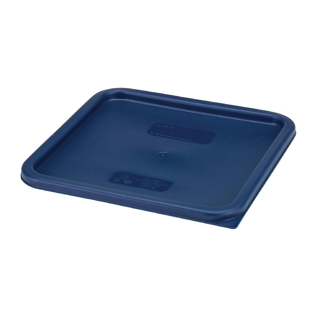 Cambro Camsquare Food Storage Container Lid Blue by Cambro - Lordwell Catering Equipment