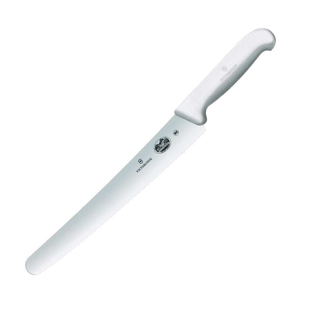 Victorinox Serrated Pastry Knife White 26cm by Victorinox - Lordwell Catering Equipment