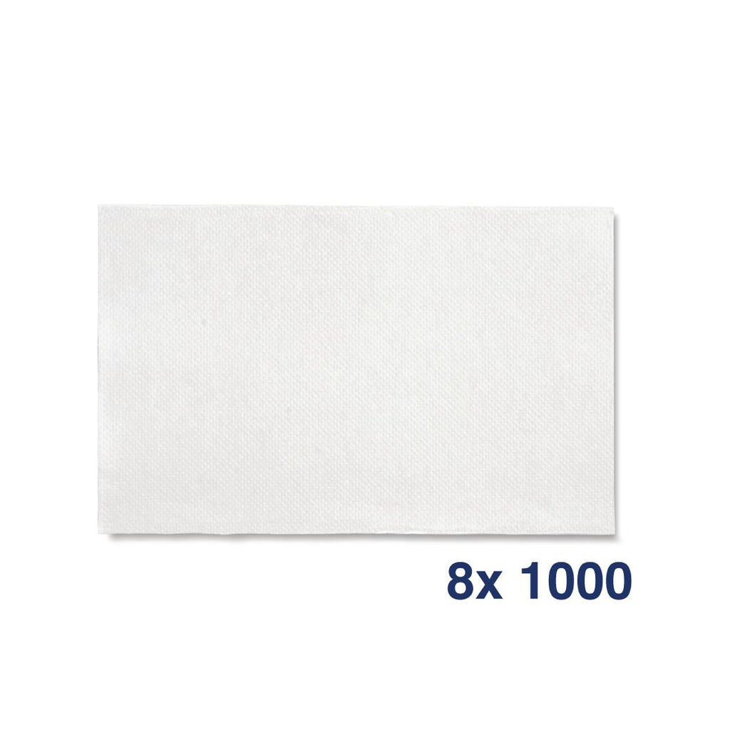 Tork Xpressnap Extra Soft Dispenser Napkin White 2Ply 1/2 Fold (Pack of 8x1000) by Tork - Lordwell Catering Equipment