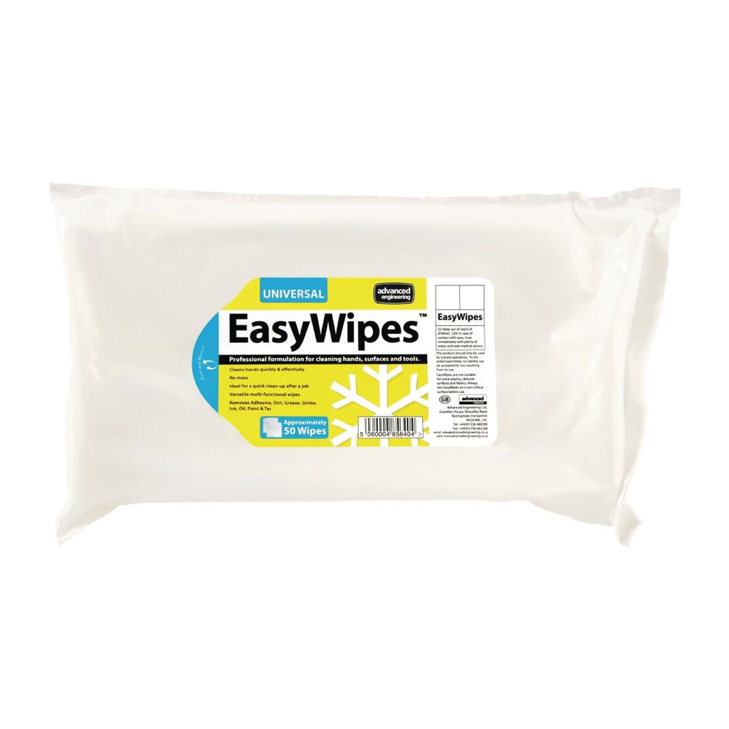 EasyWipes Professional Grade Surface Wipes (20 x 50 Pack) by Advanced Engineering - Lordwell Catering Equipment
