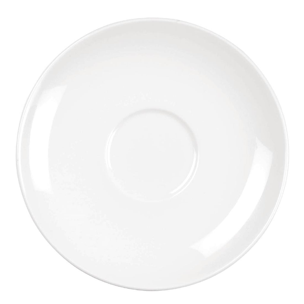 Churchill Alchemy Sequel White Espresso Saucer 125mm (Pack of 6) by Churchill - Lordwell Catering Equipment