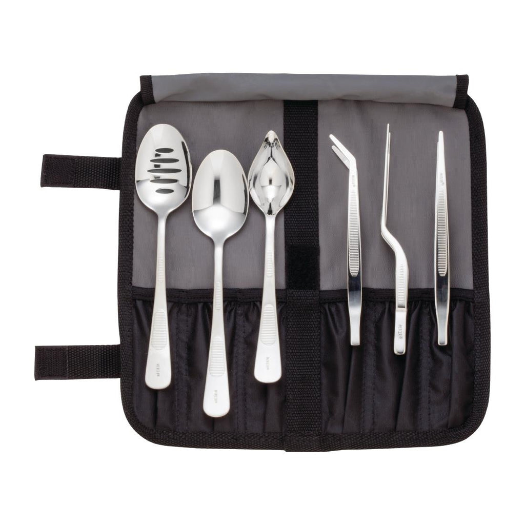 Mercer Culinary 6 Piece Chef Plating Kit with Storage Roll by Mercer Culinary - Lordwell Catering Equipment