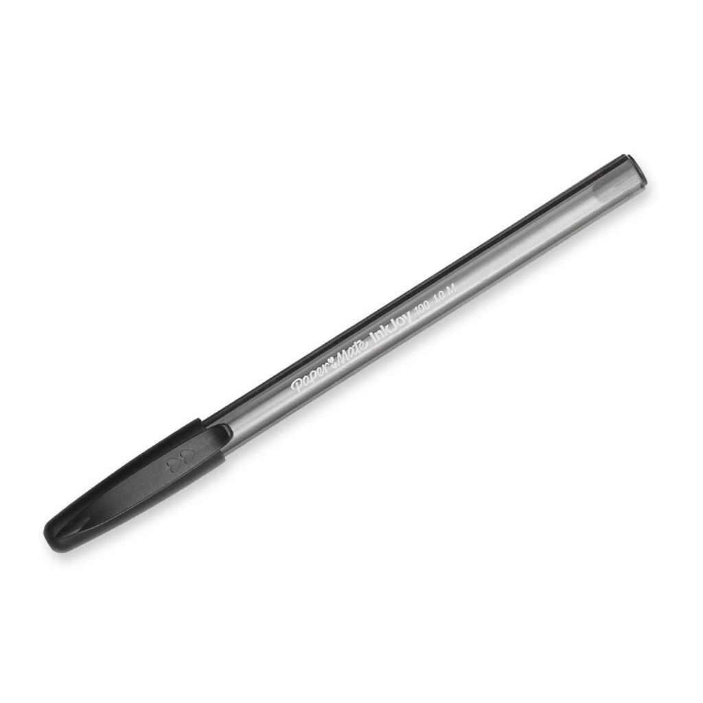 Papermate Inkjoy 100 Capped Medium Black Tuck (Pack of 50) by Papermate - Lordwell Catering Equipment