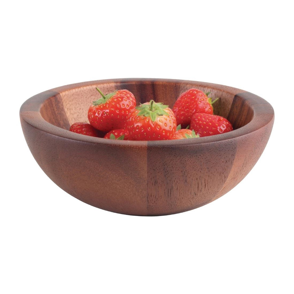 Tuscan Wooden Bowl by T&G Woodware - Lordwell Catering Equipment