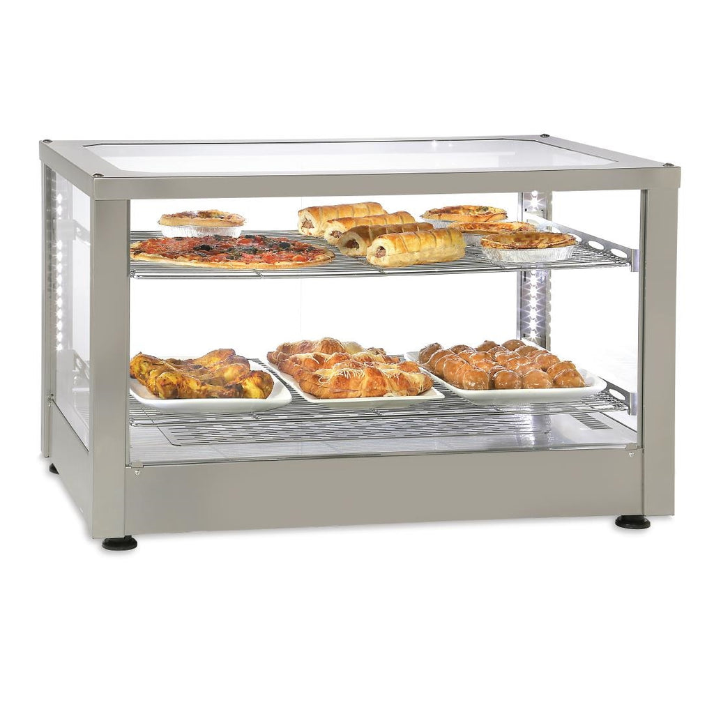 Roller Grill Heated 2 Shelf Display Cabinet WD780 SI by Roller Grill - Lordwell Catering Equipment